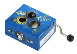 Boîtes à musique à manivelle en carton illustré Boîte à musique à manivelle en carton illustré "Belle Lurette" - Au clair de la lune (traditionnel).