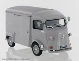 Modèles réduits de voitures françaises Modèle réduit de camionnette Citroën : camionnette Citroën grise modèle Type H