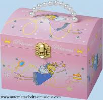 Boîtes à bijoux musicales avec princesse Boîte à bijoux musicale Trousselier : boîte Trousselier avec princesse