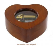 Boîtes à musique et boîtes à bijoux musicales en bois avec mécanisme musical de 30 lames aux couleurs des plus grands succès de la musique de film Boîte à musique en bois de 30 lames "Les grands succès de la musique de film" : boîte à musique "Docteur Jivago"