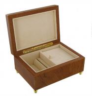 Boîtes à musique "Amélie Poulain" Boîte à bijoux musicale en bois avec mécanisme musical de 30 lames : boîte à bijoux "Valse d'Amélie Poulain n°2"