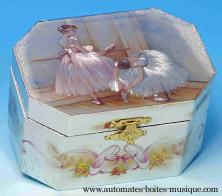 Boîtes à bijoux musicales avec ballerines Boîte à bijoux musicale : boîte à bijoux avec ballerine dansante