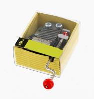 Boîtes à musique à manivelle en carton Boîte à musique à manivelle de 18 notes en carton: boîte à musique "Chim chim cher-ee" - Mary Poppins