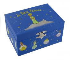 Boîtes à musique Trousselier Le Petit Prince Boîte à musique Trousselier "Le petit prince": boîte à musique en bois avec figurine Le petit prince et le renard (Berceuse de Brahms)