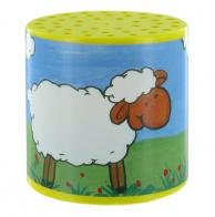Boîtes à meuh, boîtes à vache et autres boîtes à son traditionnelles Boîte à meuh mouton ou boîte à "bêêê" pour entendre le cri d'un mouton avec étiquette de moutons