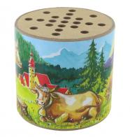 Boîtes à meuh, boîtes à vache et autres boîtes à son traditionnelles Grande boîte à meuh ou boîte à vache en bois pour entendre le beuglement puissant et mécanique d'une vache