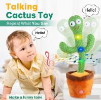 Petit cactus automate Petit cactus automate dansant et musical très drôle avec lumières colorées et détecteur de sons