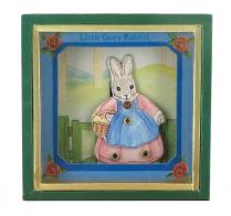 Boîtes à musique avec animaux Mini boîte à musique animée Trousselier "Little grey rabbit" - Lapine - Rhapsodie sur un thème de Paganini