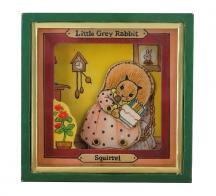 Boîtes à musique avec animaux Mini boîte à musique animée Trousselier "Little grey rabbit" - Squirrel - Rhapsodie sur un thème de Paganini