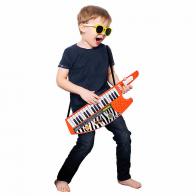 Instruments de musique traditionnels Instrument de musique pour enfant : Piano guitare électrique avec différents fonctionnalités.