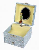 Boîtes à bijoux musicales, boîtes à musique "Le petit prince" Boîte à bijoux musicale Trousselier en bois avec Le petit prince de Saint-Exupéry - Clair de lune (Claude Debussy)