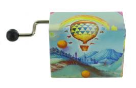 Boîtes à musique à manivelle en carton illustré Boîte à musique à manivelle en carton illustré "Belle lurette" - Over the rainbow - Le magicien d'Oz