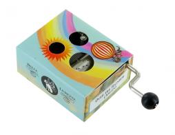 Boîtes à musique à manivelle en carton illustré Boîte à musique à manivelle en carton illustré "Belle lurette" - Over the rainbow - Le magicien d'Oz