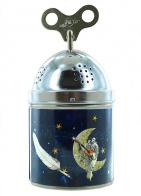 Bo&icirc;tes &agrave; musique &agrave; remontoir "Tinkle Tonk" Bo&icirc;te &agrave; musique illustr&eacute;e en m&eacute;tal avec grande clef de remontage "Tinkle Tonk" - Au clair de la lune