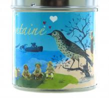 Bo&icirc;tes &agrave; musique &agrave; remontoir "Tinkle Tonk" Bo&icirc;te &agrave; musique illustr&eacute;e en m&eacute;tal avec grande clef de remontage "Tinkle Tonk" - A la claire fontaine