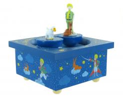 Bo&icirc;tes &agrave; musique Trousselier Le Petit Prince Bo&icirc;te &agrave; musique anim&eacute;e en bois Trousselier avec le petit prince, le renard et le mouton - Romance de l'amour