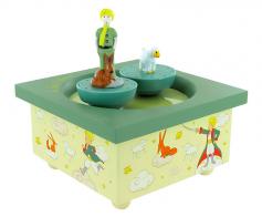 Bo&icirc;tes &agrave; musique Trousselier Le Petit Prince Bo&icirc;te &agrave; musique anim&eacute;e en bois Trousselier avec le petit prince, le renard et le mouton - Le beau Danube bleu