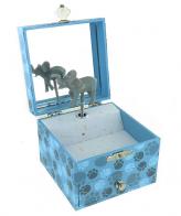 Bo&icirc;tes &agrave; bijoux musicales avec animaux Bo&icirc;te &agrave; bijoux musicale / bo&icirc;te &agrave; musique Trousselier en bois avec &eacute;l&eacute;phant dansant - La fl&ucirc;te enchant&eacute;e (W. A. Mozart)