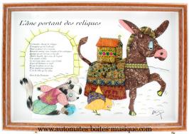 Tableaux musicaux pour enfants Tableau musical pour chambres d'enfants : tableau musical "l'âne portant des reliques"