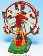 Jouets mécaniques en métal, tôle ou fer blanc Jouet mécanique en métal, tôle et fer blanc : jouet mécanique grande roue