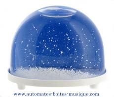 Boules à neige classiques non musicales fabriquées en Allemagne Boule à neige classique non musicale allemande : petite boule à neige vierge en plastique