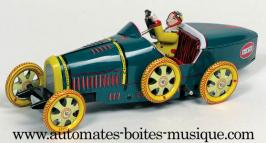 Jouets mécaniques en métal, tôle ou fer blanc non disponibles Jouet mécanique en métal de collection : jouet mécanique automobile
