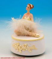 Vente Boite A Musique Ballerine Musicale Ballerine Musicale Avec Tutu En Tulle Et Duvet Et Automate