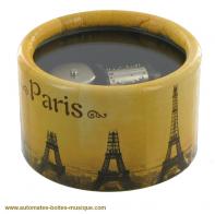 Boîtes à musique touristiques Boîte à musique presse-papiers: boîte à musique en carton renforcé "La Tour Eiffel"