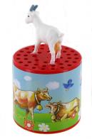 Boîtes à meuh ou boîtes à vache traditionnelles Boîte à meuh ou boîte à mêêê pour entendre le cri mécanique d'une chèvre