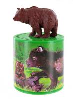 Boîtes à meuh, boîtes à vache et autres boîtes à son traditionnelles Boîte à meuh ou boîte à ours pour entendre le cri mécanique d'un ours