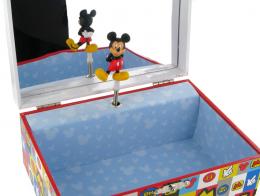 Boîtes à musique Walt Disney Boîte à musique / boîte à bijoux musicale Trousselier avec personnage de Walt Disney : boîte avec Mickey "classique"