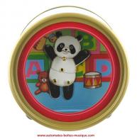 Boîtes à musique avec animaux Boîte à musique animée avec personnage sautillant : boîte à musique avec panda