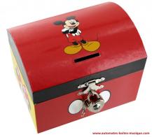Tirelires musicales ou sonores Tirelire non musicale Trousselier "Walt Disney" : tirelire non musicale Trousselier avec décor Mickey
