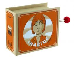 Boîtes à musique à manivelle en forme de livre Boîte à musique à manivelle en forme de livre : boîte à musique à manivelle "Imagine"