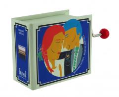 Boîtes à musique à manivelle en forme de livre Boîte à musique à manivelle en forme de livre : boîte à musique à manivelle "La marche nuptiale"