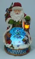 Boules à neige musicales de Noël disponibles sur commande (nous contacter) Boule à neige musicale de Noël : boule à neige cachée dans le manteau du Père Noël