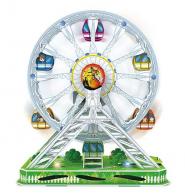 Manèges et carrousels musicaux miniatures sous forme de puzzle 3D Manège musical miniature sous forme de puzzle 3D : manège musical grande roue "Ferris wheel"