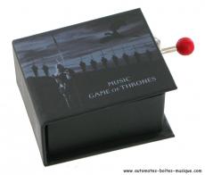 Boîtes à musique "Game of Thrones - le trône de fer" Boîte à musique à manivelle en forme de livre: boîte à musique à manivelle "Game of Thrones"