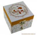 Boîte à bijoux musicale Trousselier en bois: boîte à bijoux Trousselier avec chat dansant