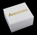 Boîte à musique en bois "Anastasia" avec mécanisme musical à ressort de 18 notes
