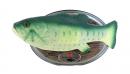 Poisson automate musical et chantant en r&eacute;sine avec 3 mouvements "Big mouth Billy bass"