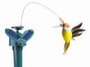 Oiseau automate solaire - Colibri volant autour d'un piquet dot&eacute; de cellules photovolta&iuml;ques