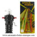 Robot mécanique en métal, tôle et fer blanc : robot mécanique en métal "Robot Space trooper"