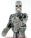 Robot mécanique en métal, tôle et fer blanc : robot mécanique en métal "Terminator"