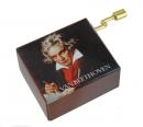 Boîte à musique à manivelle de luxe "Grands compositeurs" : boîte à musique à manivelle "Beethoven"