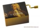 Boîte à musique à manivelle de luxe "Grands compositeurs" : boîte à musique à manivelle "Händel"