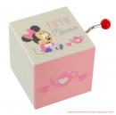 Boîte à musique à manivelle Trousselier avec un personnage de Walt Disney : boîte à musique Minnie "baby"