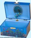 Boîte à bijoux musicale Trousselier : boîte Trousselier avec poisson