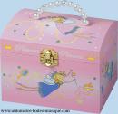 Boîte à bijoux musicale Trousselier : boîte Trousselier avec princesse
