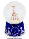 Boule à neige musicale lumineuse Trousselier : boule à neige musicale avec Sophie la girafe (NC)